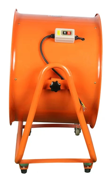 24inch 600mm  Professional automation hand push with wheel portable ventilation exhaust fan Movable Axial Flow Fan PL