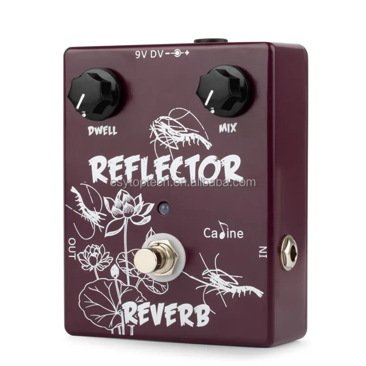 Caline CP-44 Reverb Pedal Guitar Effects Pedals True Bypass with Aluminum Alloy Housing