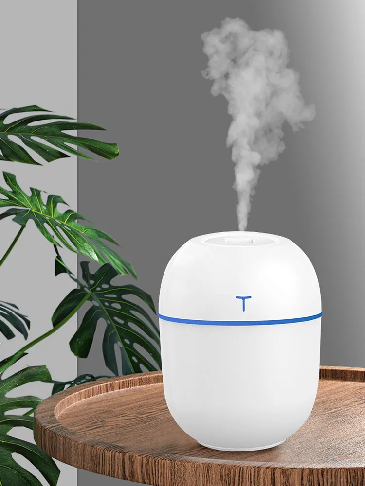 New Humidificador Mini Air Humidifier Aroma Essential Oil Diffuser Portable Humidifier for Home Car USB with LED Night Lamp