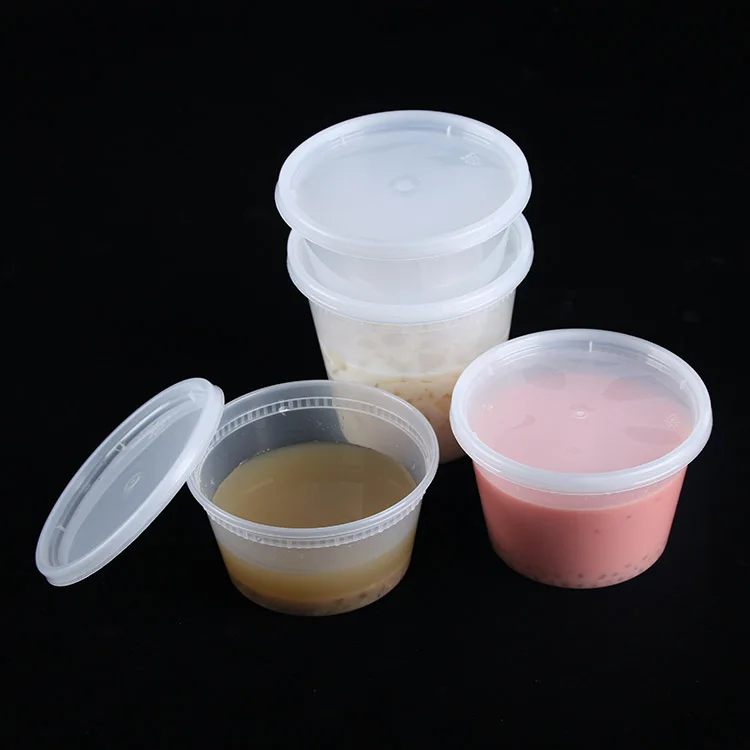 16 oz biodegradable stackable disposable commercial takeaway soup cup with sealing cover