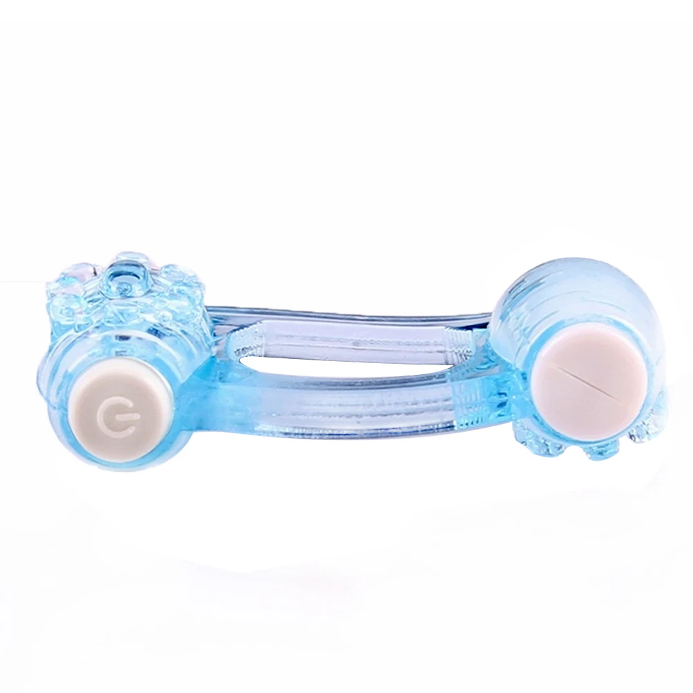 
Double Motor Vibration Vibrating Adjustable Silicone Cock Ring 