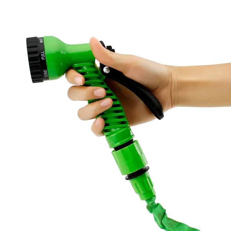 Washing Car Pet Lawn Expandable Garden Rubber Water Hose Assembly