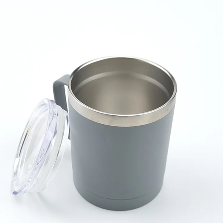Hot Selling 12oz Stainless Steel Insulated Tea Cup 17oz Home Thermos Drinkware Office Vacuum Coffee Mug with Handle