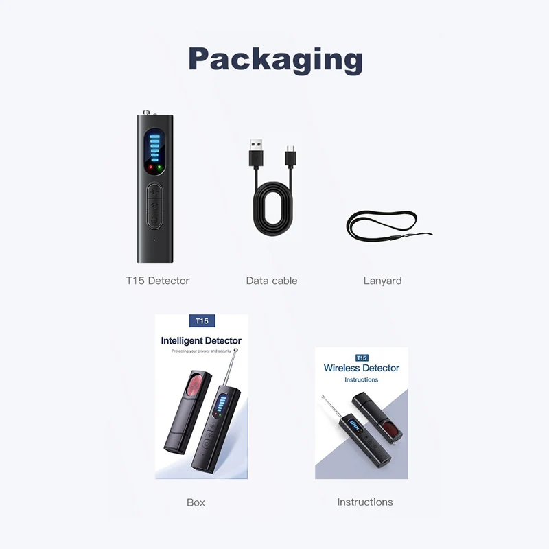 NewT15Wireless Signal Finder Find Cameras Doors Windows Vehicles Burglar Alarms anti spy hidden camera detector