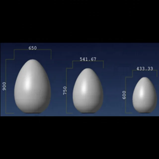 New design Led Outdoor color changing tumbler ,egg shape led tumbler lamp