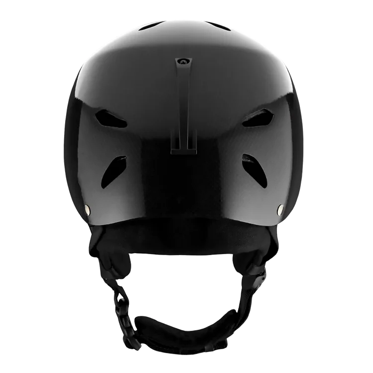 New arrival winter hot sale product High quality hard Carbon Fiber Helmet for snow sport skiing snowboard ski