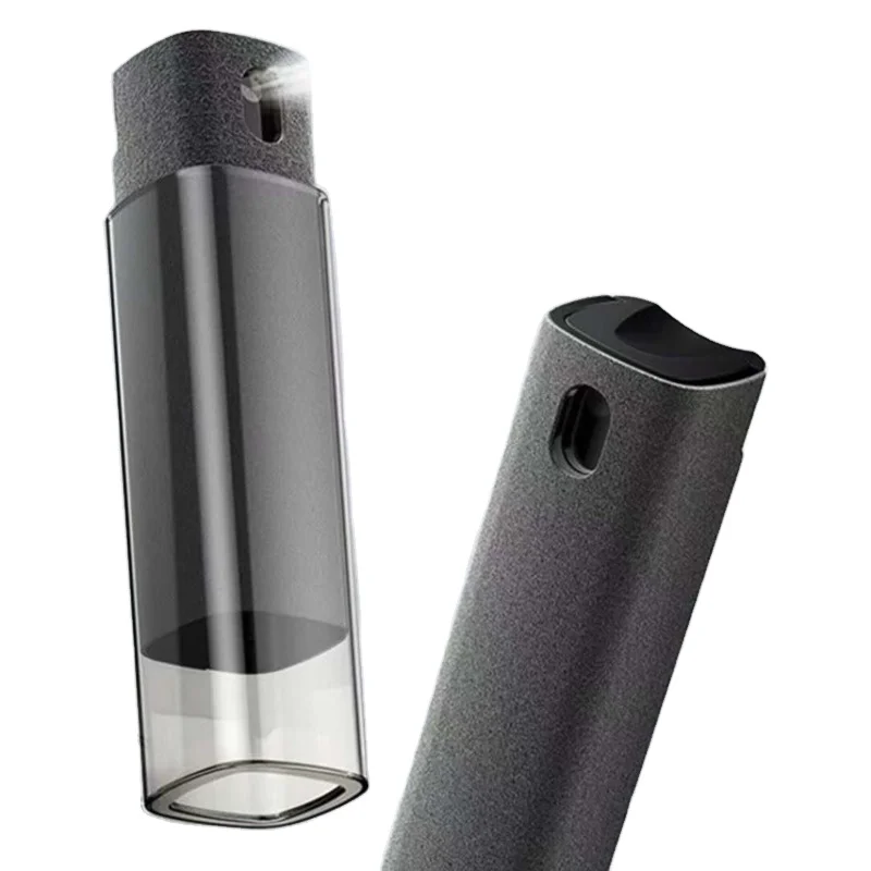 Square Tube Type 2 In 1 Washable Microfiber Screen Cleaning Cellphone Screen Cleaner Spray Mobile Phone Screen Cleaner