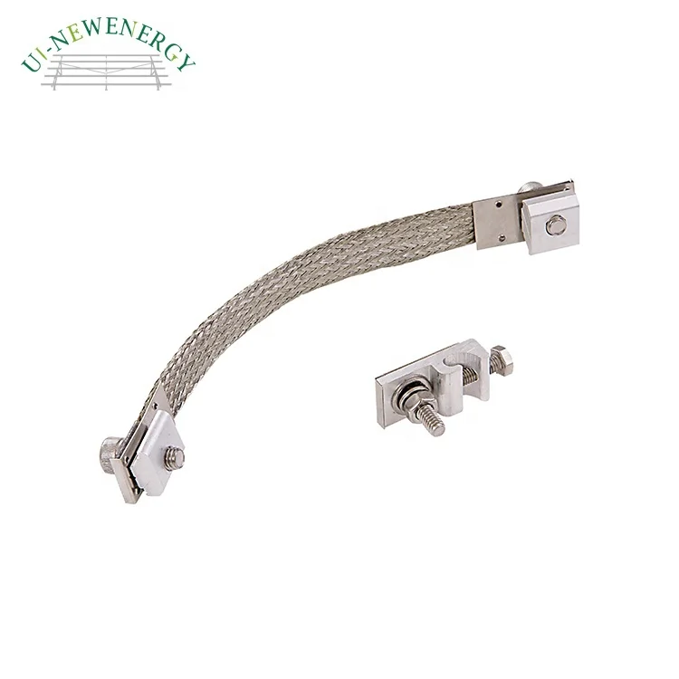 Solar Bonding Jumper Solar PV Module Mounting Accessories Stainless Steel Grounding Lug