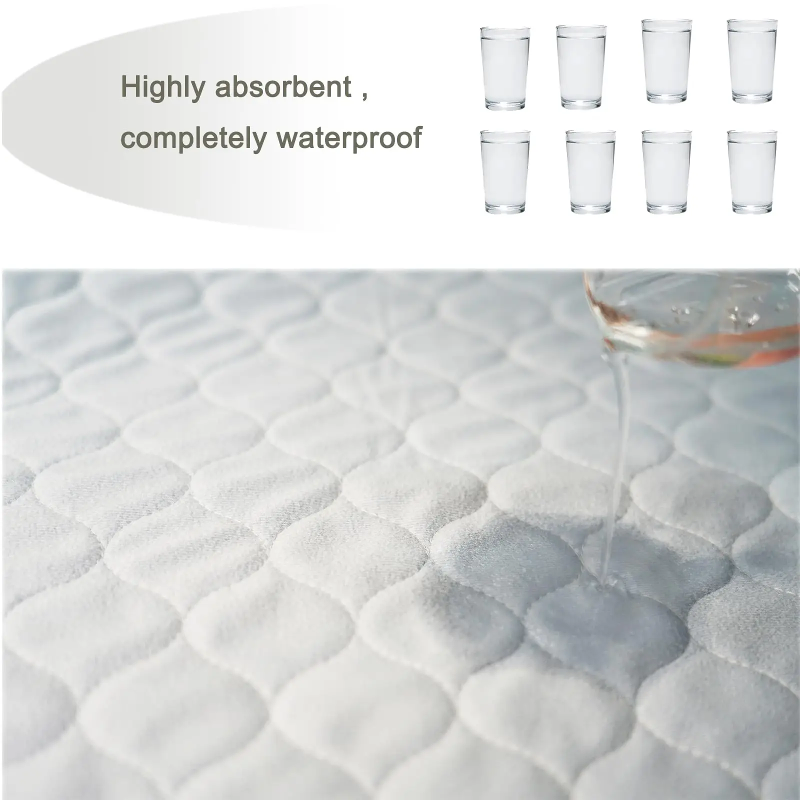 Hengshang Sustainable Reusable Urinary Waterproof Washable Incontinence Underpad Home Bed Pad For Adult Elderly And Women