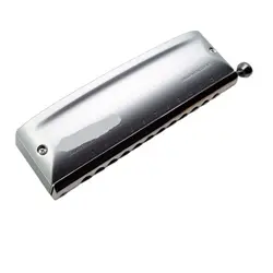 Sound Lyra Chromatic Scale Harmonica 12 Holes Playing Musical Instrument Piano