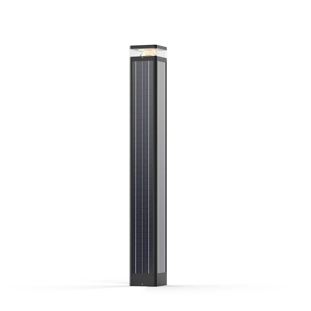 Customized appearance outdoor solar IP65 waterproof lawn lamp hotel villa landscape column garden LED lamp column
