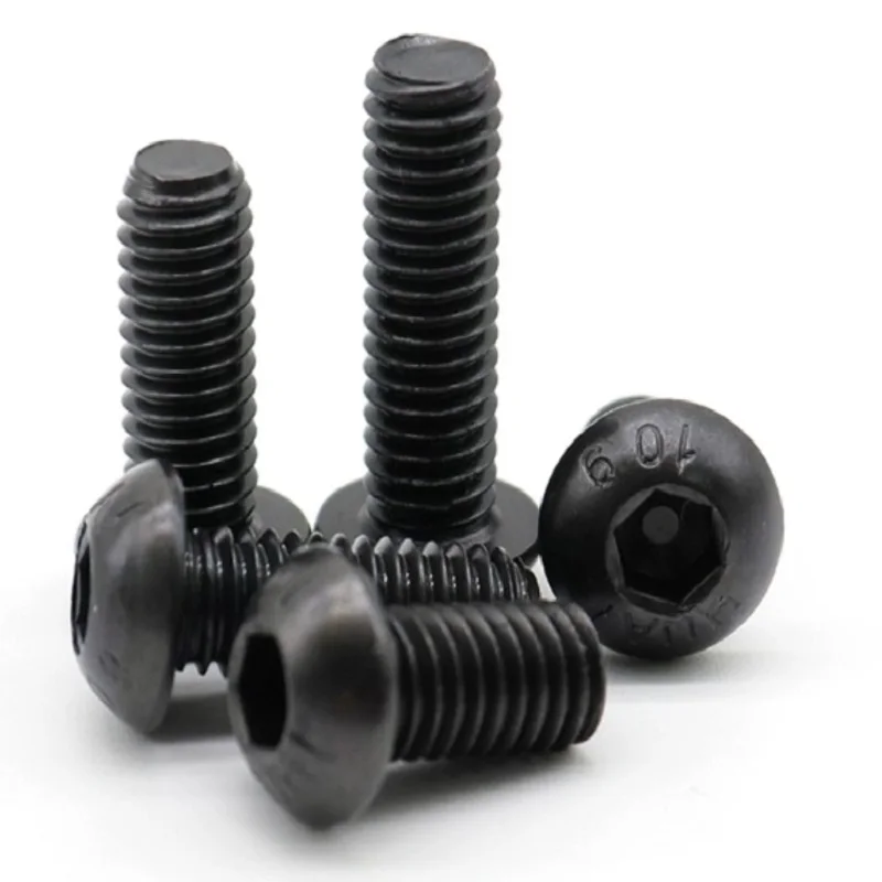 M3*35 stainless steel with black zinc button head hex socket screw