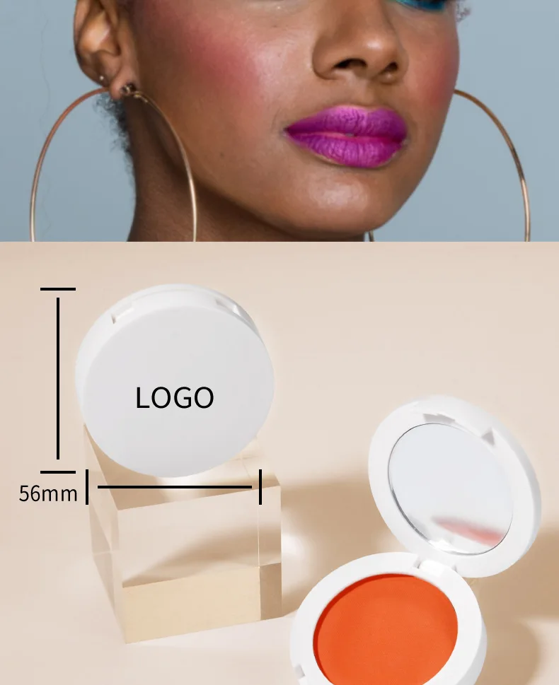 12 colors white pressed powder blush High Quality Beauty Cosmetic Blush Long Lasting Waterproof Blush