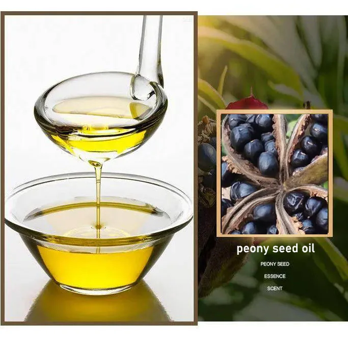 factory supply vegetable oil cold press pure edible  refind peony seed oil with good price