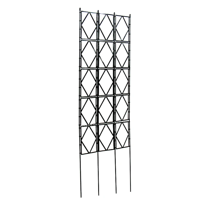 
Metal Plastic Coated Expandable Garden Trellis fence Yard Garden Trellis Wholesale 