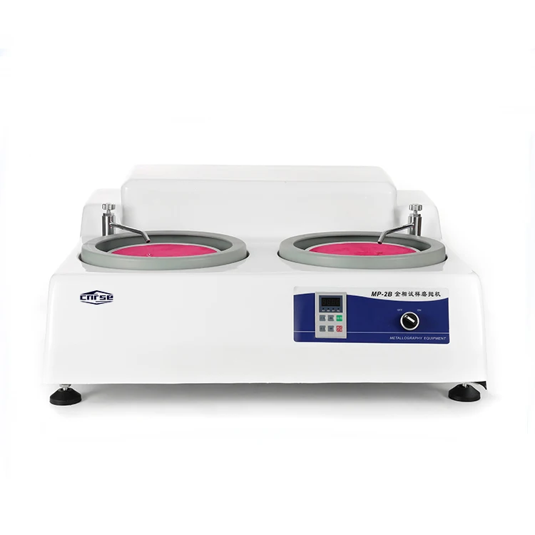 MP-2B Double Disc Hand Operation Metallographic Sample Grinding Polishing Machine
