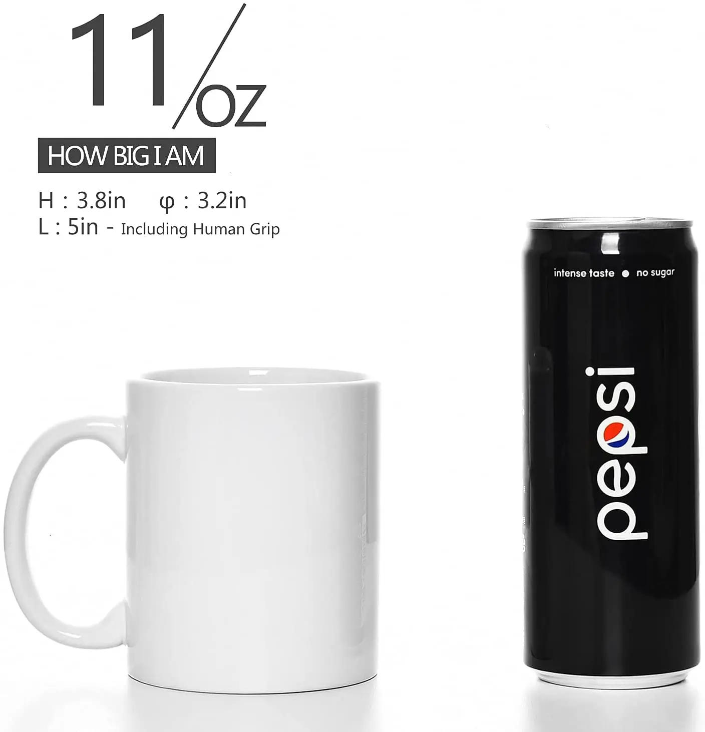 11oz Blank Sublimation Mug Color Glaze Cup Ceramic Mug For Printing on Coffee Mug Cup Printing