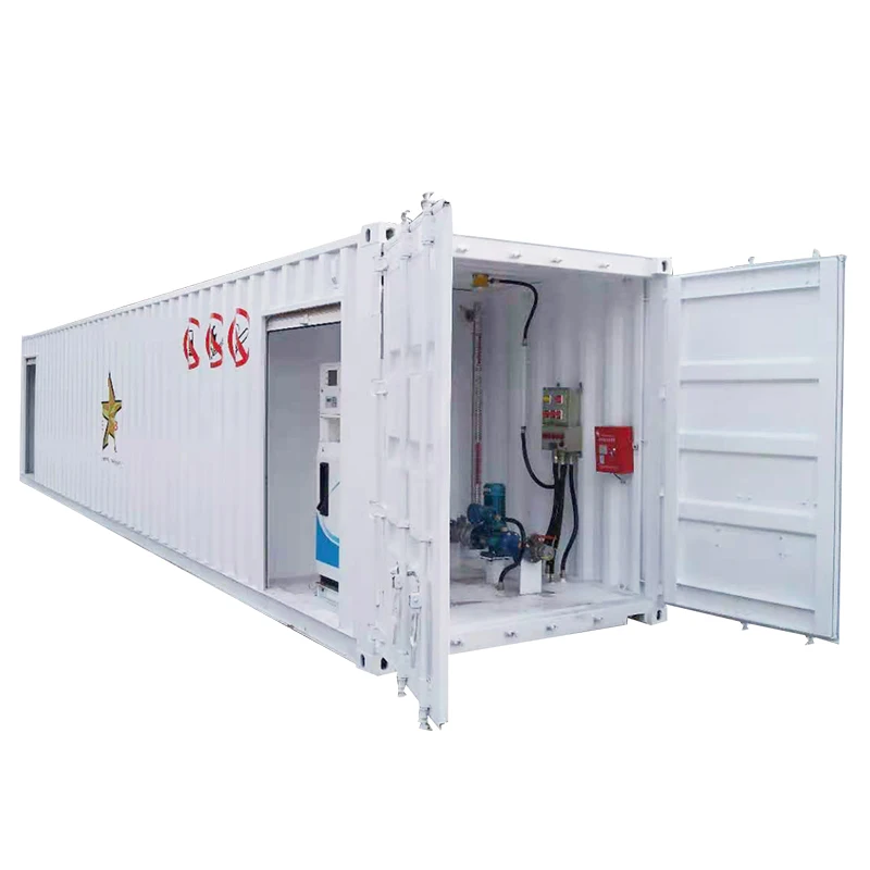 2024 Design Above Ground Industrial Storage Tank Mobile Fuel Dispenser Station Diesel Fuel Tanks For Sale Mobile Filling Station