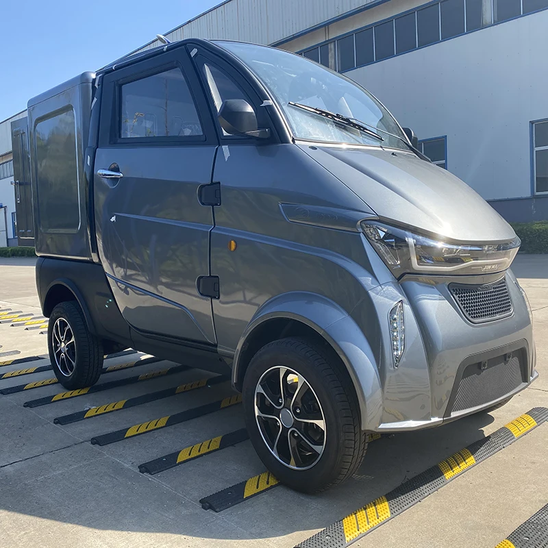 Yumbo eec 4 wheel electric cargo vehicle mini electric van for transport goods in urban area made in China