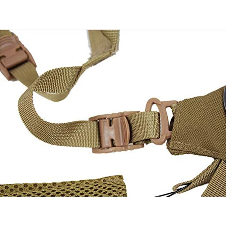 REVIXUN Helmet Chin Strap 4 Points for Tactical Fast/MICH/IBH Bump Helmets X-Nape Suspension System Helmet Chin Strap