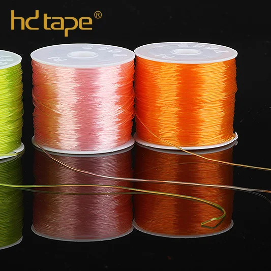 Custom eco-friendly 0.5mm 1mm transparent bead thread tpu clear elastic cord