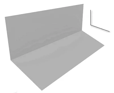 High quality 3inch x 3inch galvanized galvalume roof metal flashing in ral color