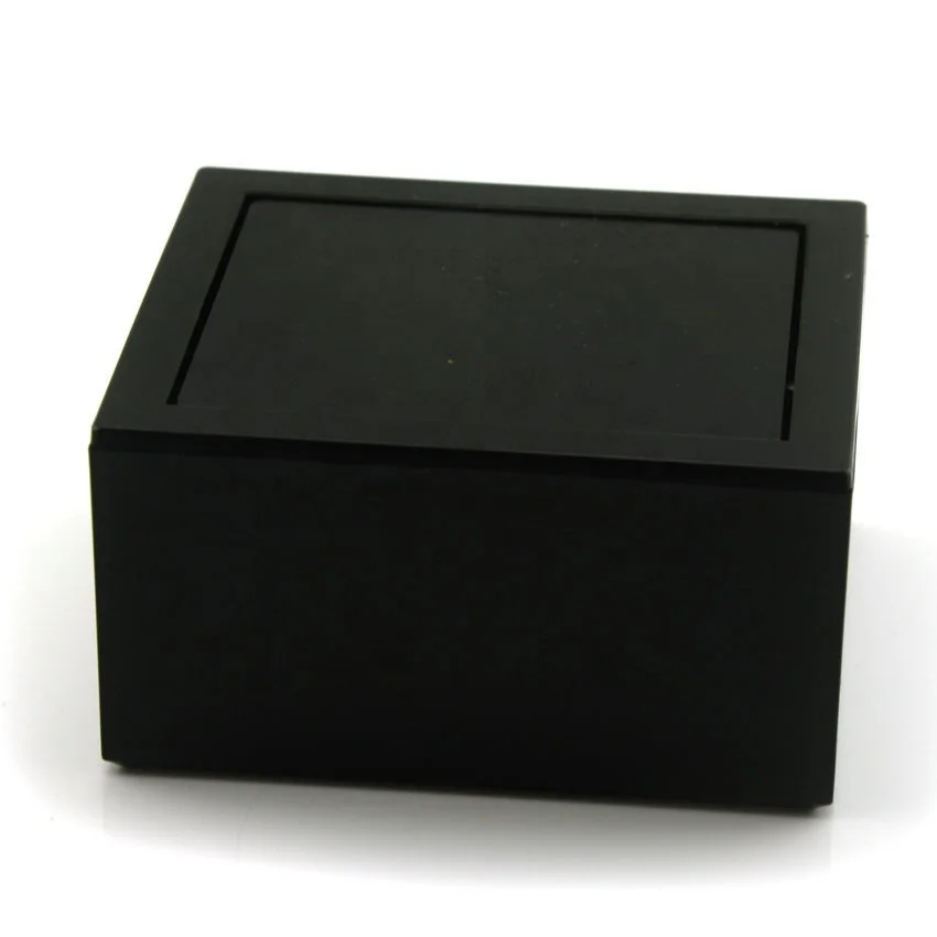High quality new design durable turn boxes for cuff link lot stock rotating cufflink box