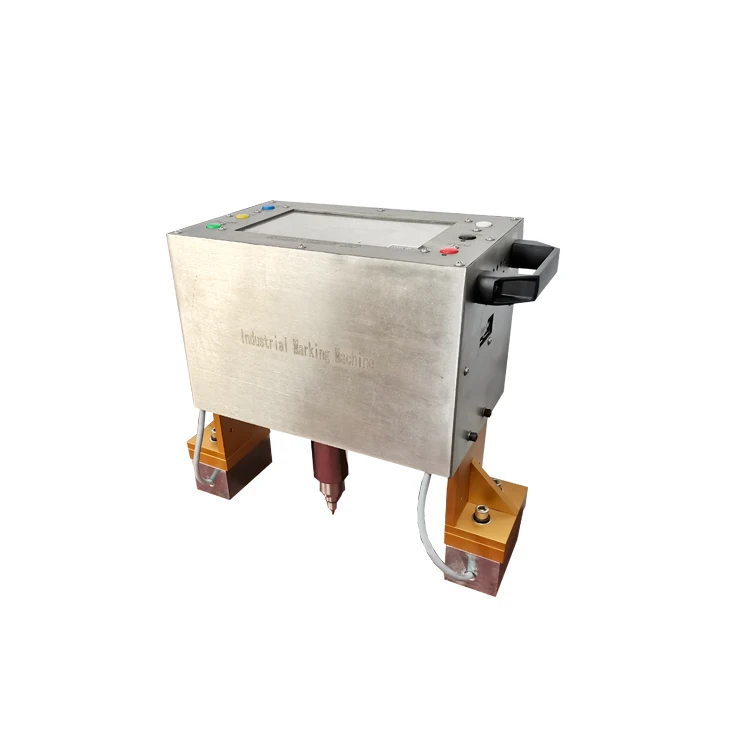 LCD Control Portable  Dot Peen Engraving Mahine With Magnet VIN Code Pneumatic Marking Machine For Metal Carbon Stainless Steel