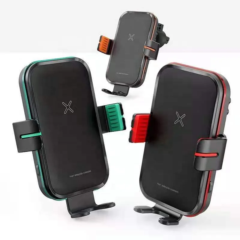 15 Вт Быстрая Зарядка Qi автомобильное зарядное устройство для мобильного телефона Беспроводное зарядное устройство