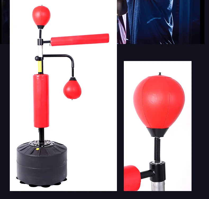wholesale Adult vertical boxing sandbag Home rotating stick target training reaction target dodge speed ball Sanda