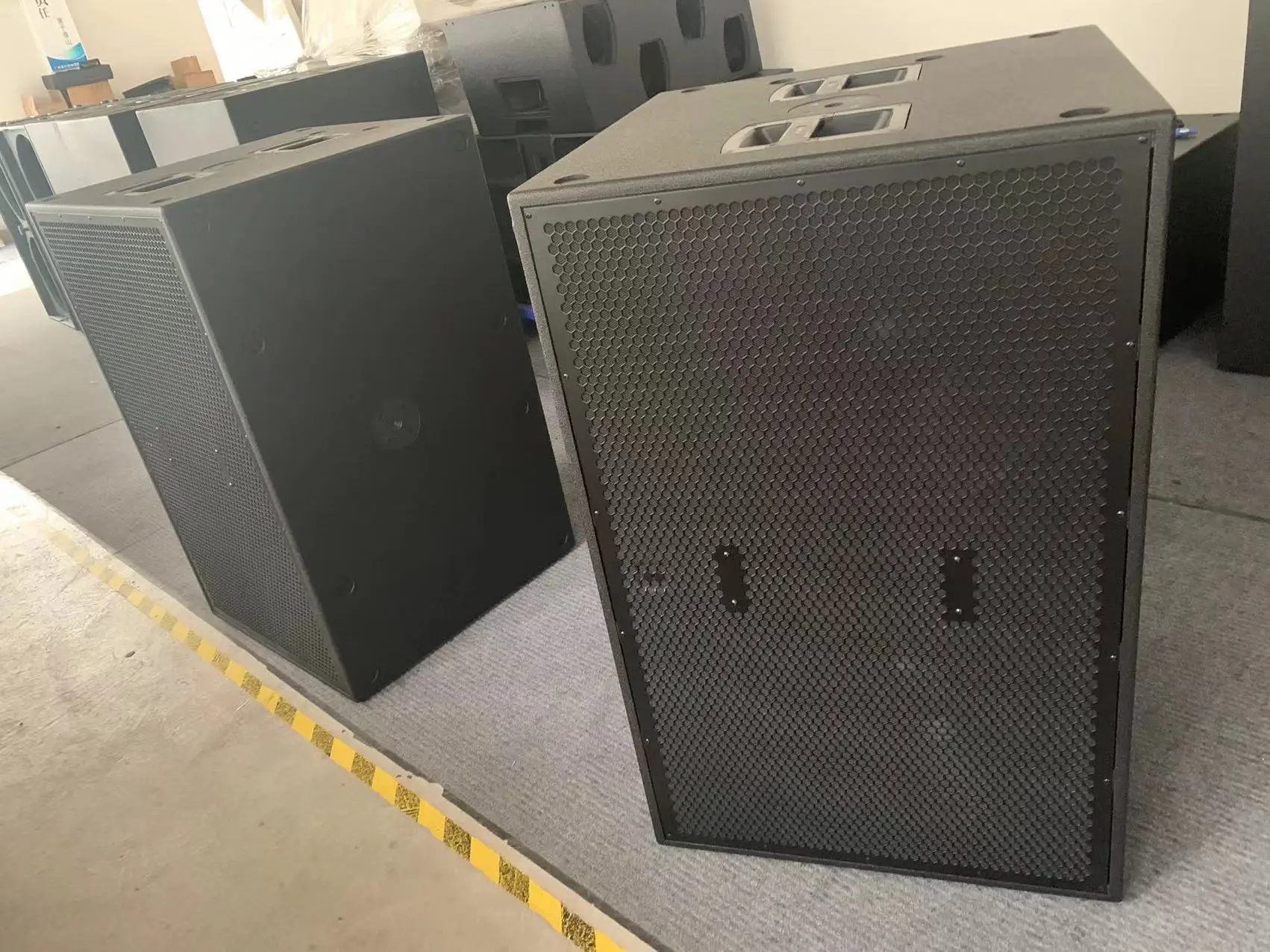 Lase Sound outdoor hgh power dj professional speaker box audio stage live sound system speakers dual 18 inch RCF SUB8006 subwoofer