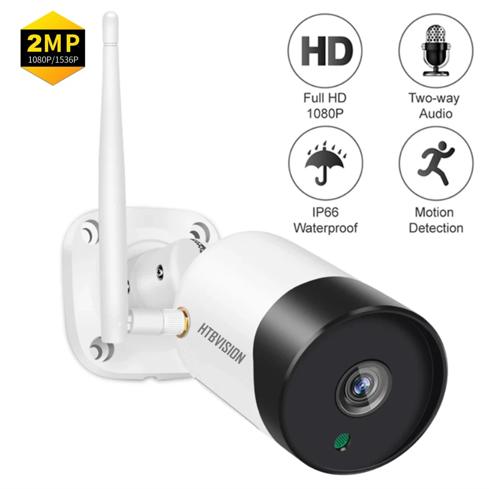 Newest 1080P CCTV Camera 2MP HD Indoor Outdoor Waterproof Analog Sony Sensor Bullet AI Motion Delection P2P Surveillance Camera