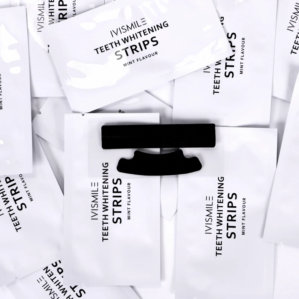 IVISMILE Customizable Teeth Whitening Strips White Tooth 5d Gel Teeth Whitening Strips White Tooth