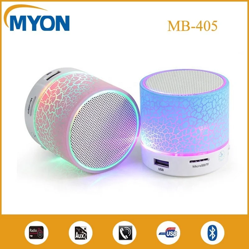  Красочный свет Мини Bluetooth динамик с fm-радио портативный легко носить собой Карманный музыкальный