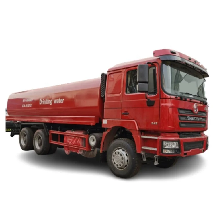 shacman 6x4 10wheelers Galvanized 3 Axle Tractor truckS Water Tanker 25 Tones Water tank Bowsers