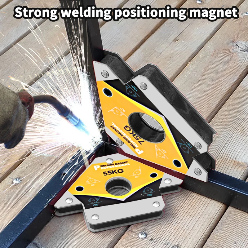 Welding artifact strong magnetic right-angle triangular magnetic welder fixer