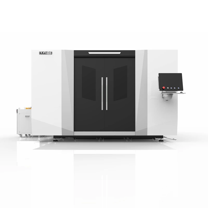 
FHBS fast cutting speed safety cutter ms fiber laser cutting machine high technology machine full enclosed structure 