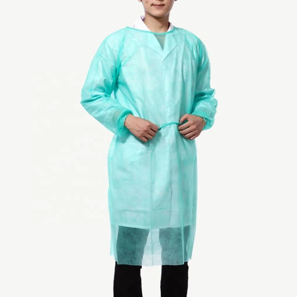 
Non woven disposable hospital gown 