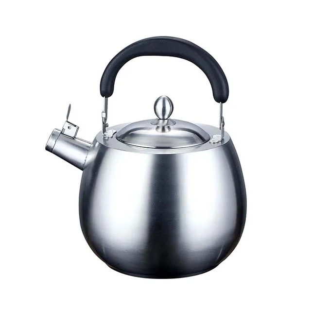
Classical Stainless Steel Whistling Tea Kettle Metal Tea Pots 4/5L Stainless Kettle For Home Kitchen Camping 