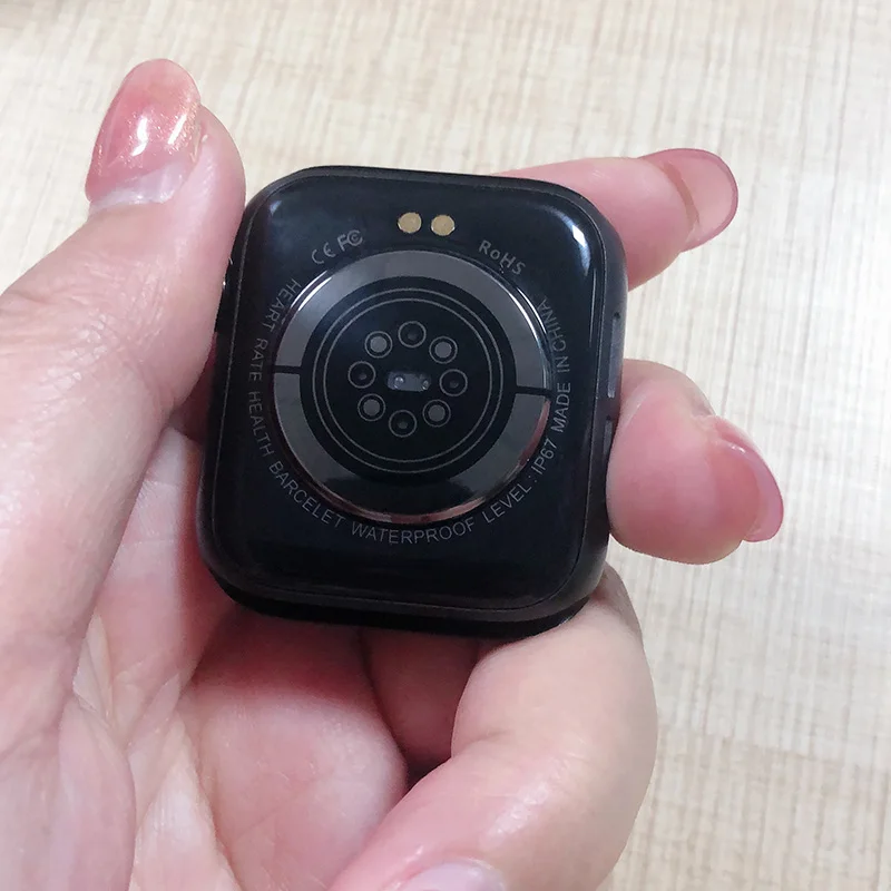 
2021 new Arrival hw16 smart watch series 6 iwo 13 big black Android Heart rate monitoring watch6 hw 16 smartwatch 