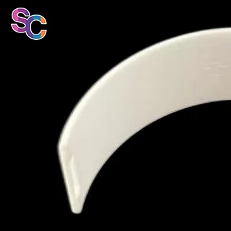 Advanced high-purity alumina ZTA ceramic semi-ring ceramic parts