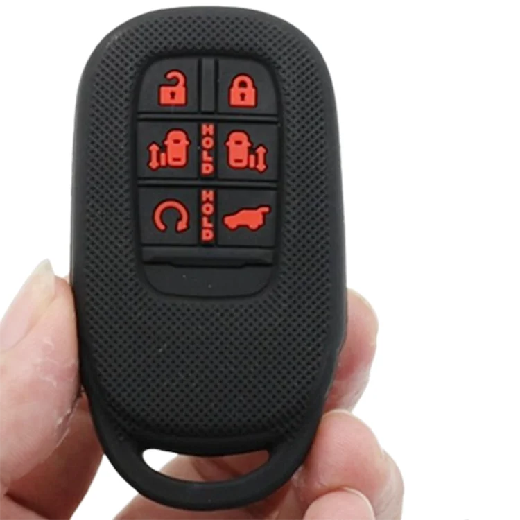 Car Remote Entry System Kits Smart Remote Key Fob Holders Silicone Case Cover 5 Button For 2022 Honda City
