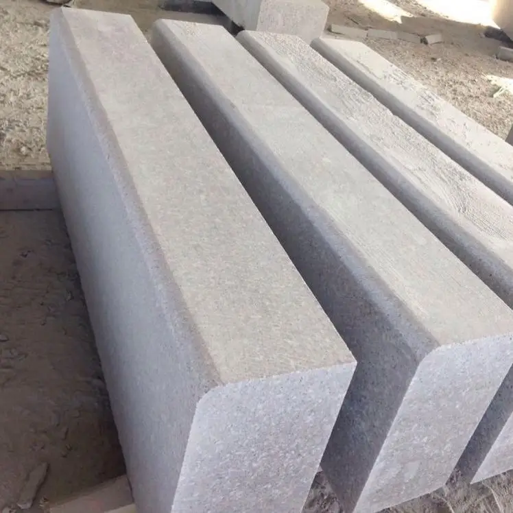 Wholesale Natural Granite Curved Kerb Stone- China Supplier Outdoor Garden Stone Pavement Kerbstone/
