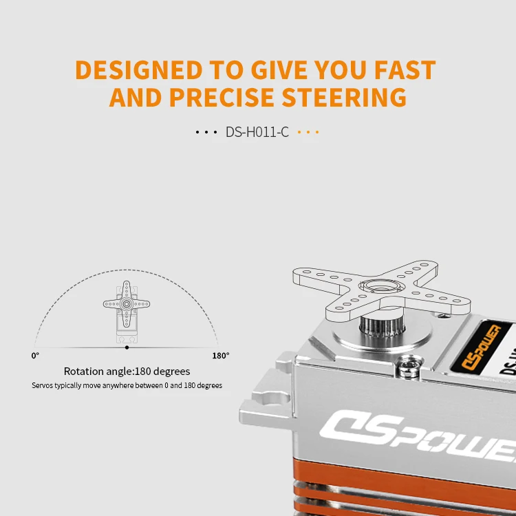  32KG IP67-Waterproof digital Servo High Torque Magnetic Sensor brushles Full Metal Gear for 1/10 RC Car
