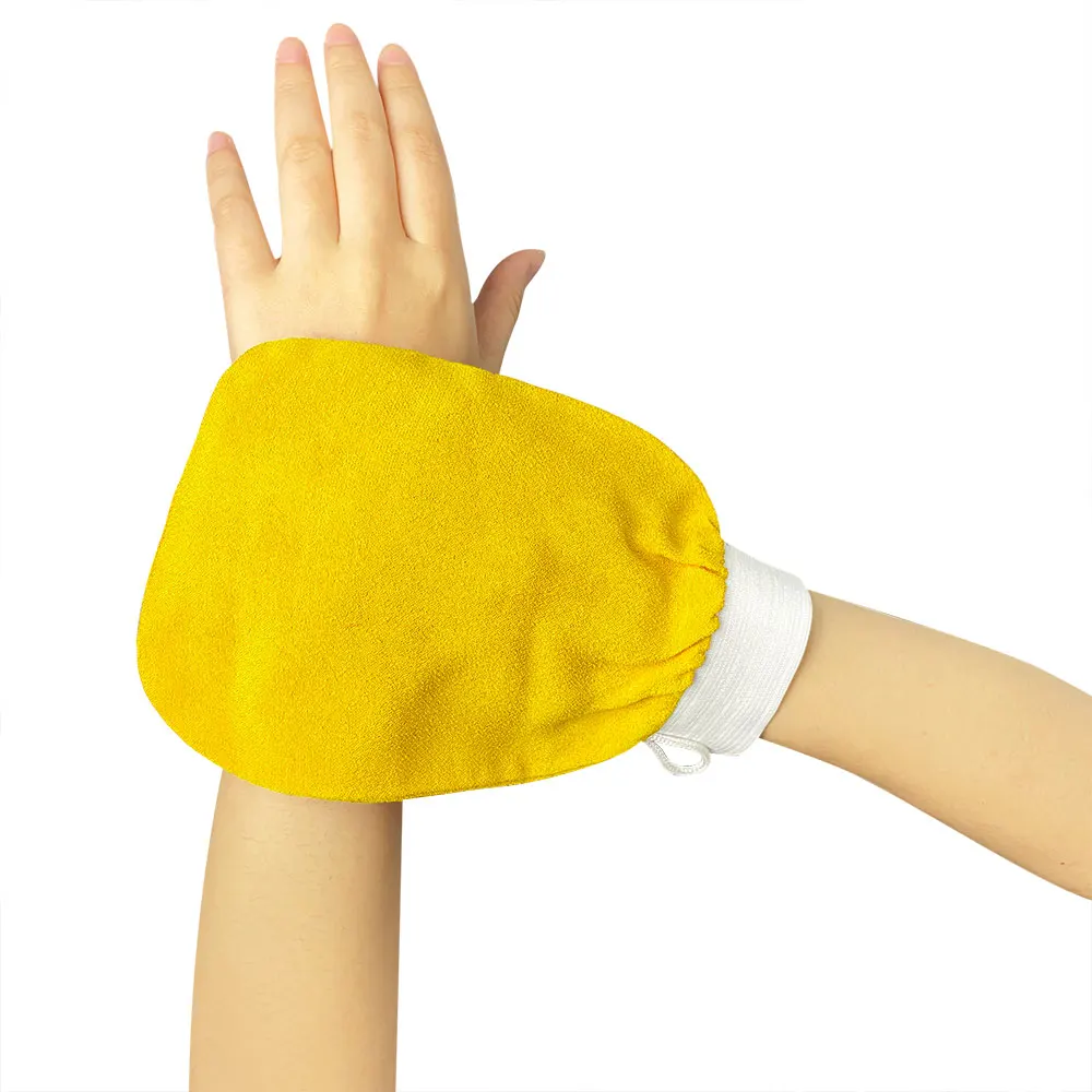 Жесткие грубые отшелушивающие перчатки 250D из вискозы марокканской каессы, отшелушивающие перчатки для мытья тела, душа, Хаммам, Спа Перчатки