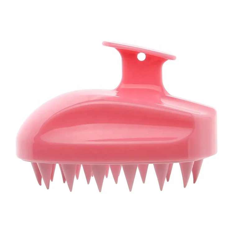 2021 New Silicone Hair Scalp Massager Shampoo Brush Silicone Soft Tooth Hair Shampoo Brush Shampoo Tool