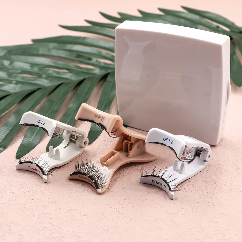 Wholesale New Arrival Cruelty Free Clip OEM Natural Long Full Strip Eyelashes Soft Magnetic Tweezers Soft Magnet Strip Supplier