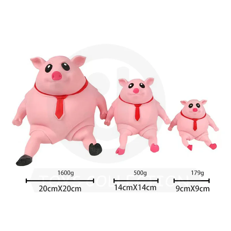 TPR Magic Sand Squeeze Pig Toy Stress Relieve Stress Stretch Squishy Pink Anti Stress Decompression Sensory Fidget Toy