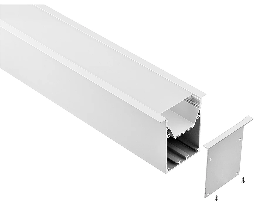 Glite All-purpose aluminum profile 55*75mm size GL-5575/GL-7075 install anywhere 6063 T5 material for indoor lighting solutions