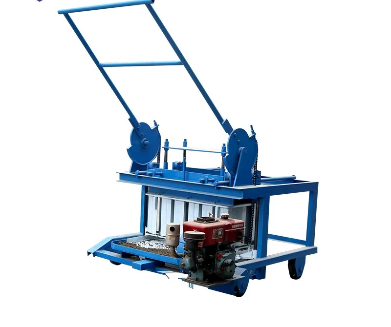 QT4-45 Diesel moving  block machine State-of-the-art brick making machine